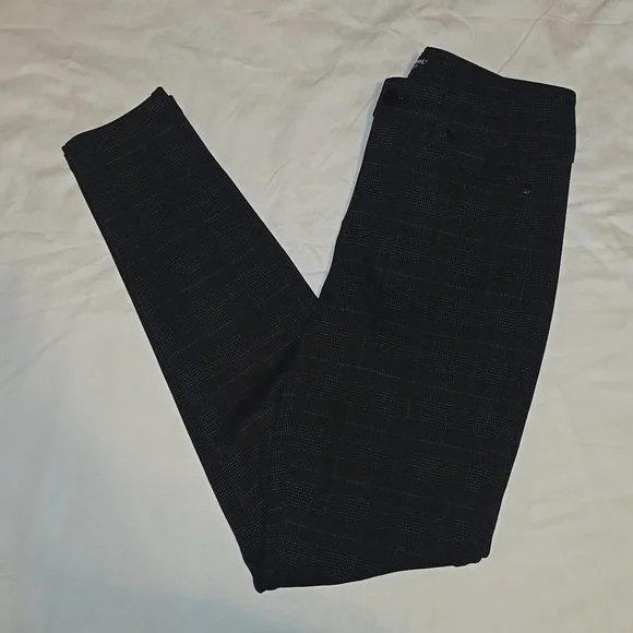 Liverpool Black and Grey Plaid Skinny Pants Size 6/28 - Picture 1 of 7